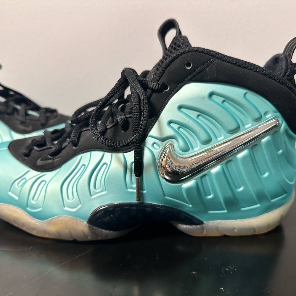 Nike Foamposite Pro GS Island Green sneakers in size 5.5Y - Preowned - Picture 10 of 16
